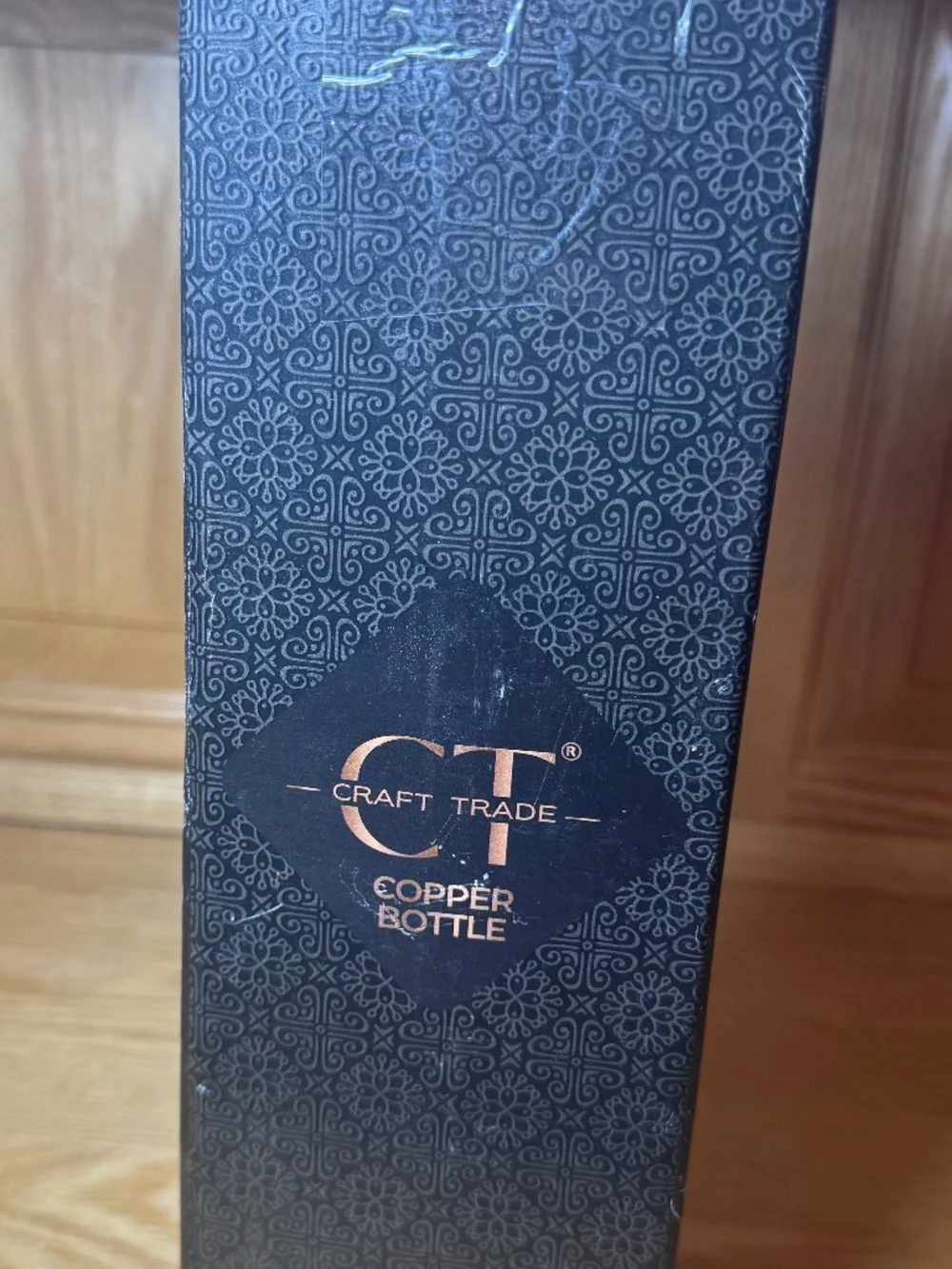 New Damaged Packaging Damaged Bottle Tone Craft Trade Copper Toned Bottle 32oz.